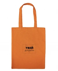 Шопер з принтом на замовлення (Помаранчевий)