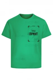 Дитяча футболка з принтом на замовлення (Зелена)
