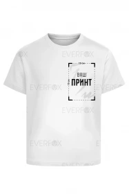 Дитяча футболка з принтом на замовлення (Біла)
