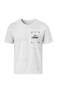 Футболка з принтом на замовлення (Біла)